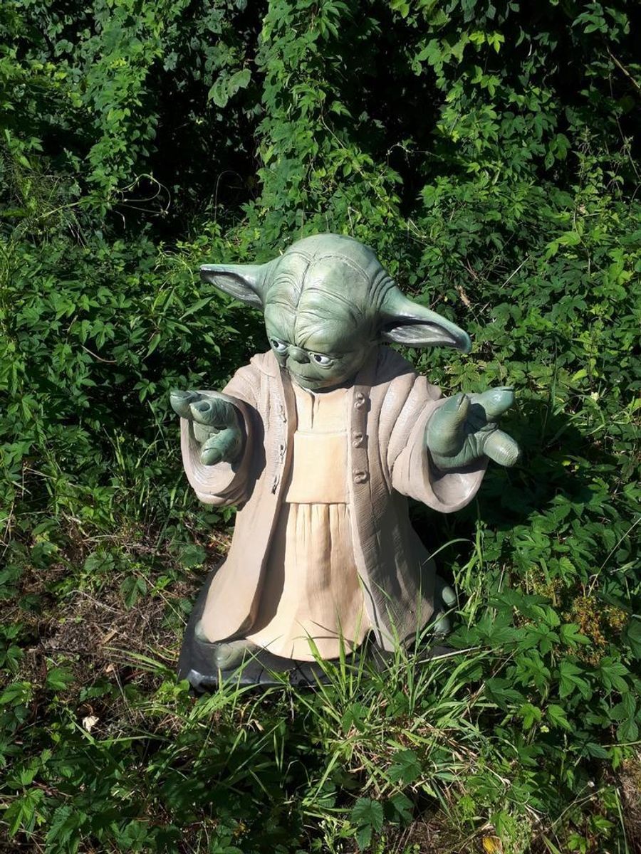 Xxl Yoda Beeld Van Fiberglass Of Kunststof Star Warsstarwars image 10