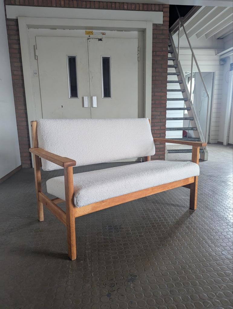 Deense Design 2-zits Bank & Fauteuil Hans Wegner Voor Getama image 14
