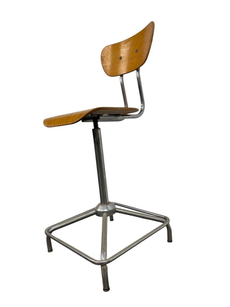 Vintage Industriële Bureaustoel / Atelierstoel / Desk Chair image 17