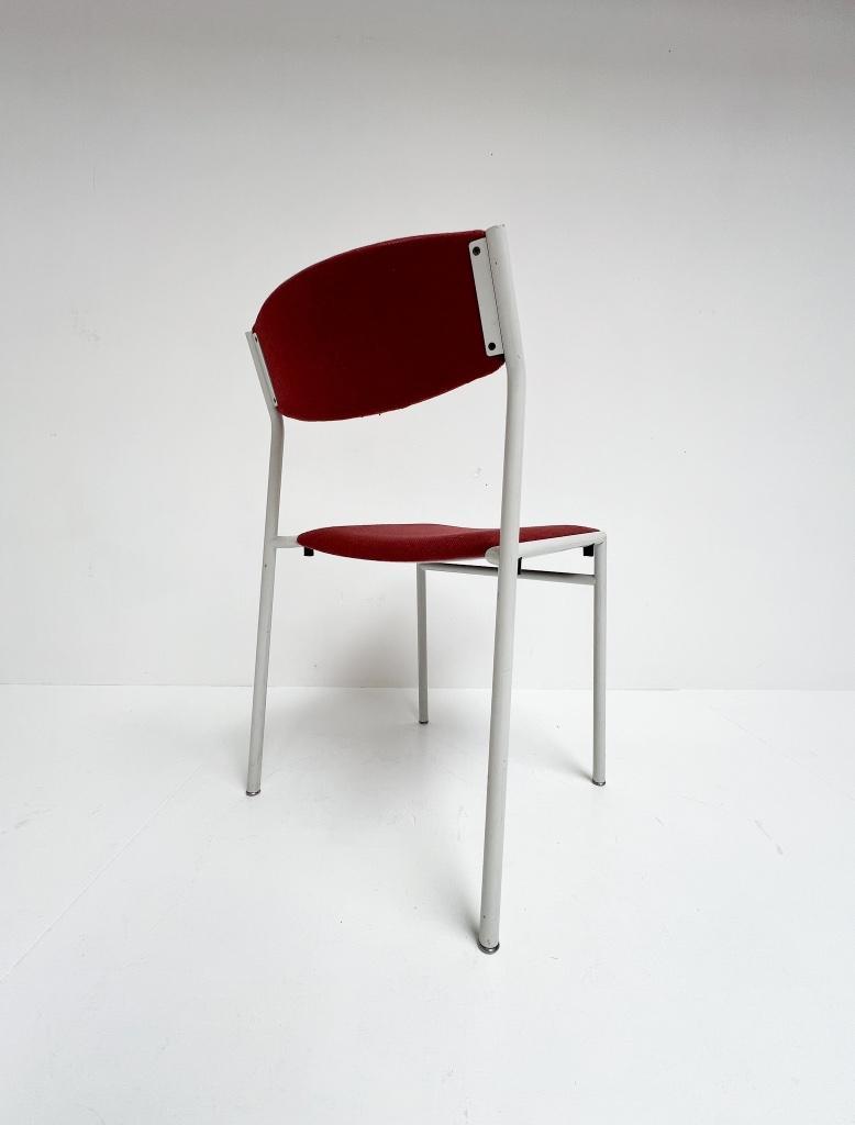 Set Van 4 Stapelbare Stoelen Van Gijs van der Sluis, 1970's image 8
