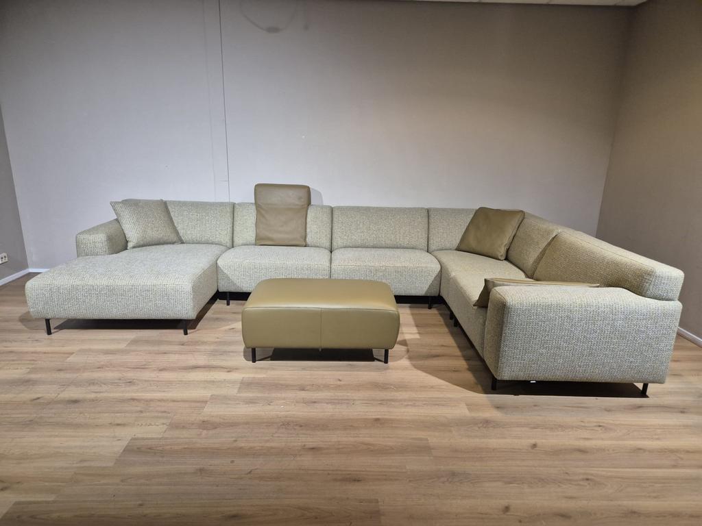 30% Korting-nieuw - Montel Mouro Hoekbank - Modulair - Olijf image 10