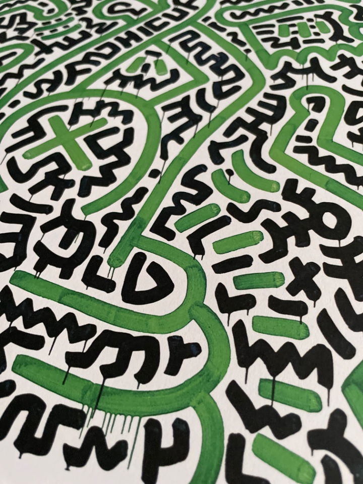 Keith Haring (1958-1990), Homo Decorans,1985, Anniversary Louisiana Archive, 2018 image 5