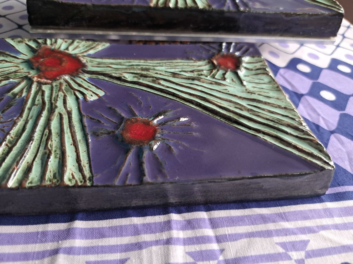 Vintage Keramiek Set: Deurgreep En Plaquette image 10