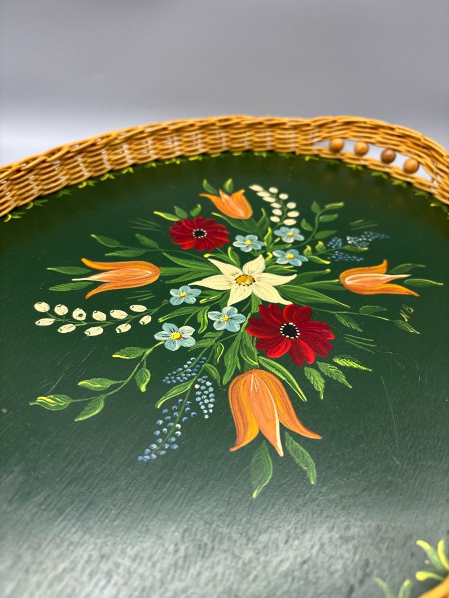 Dienblad Hindeloopen Hout En Riet image 13