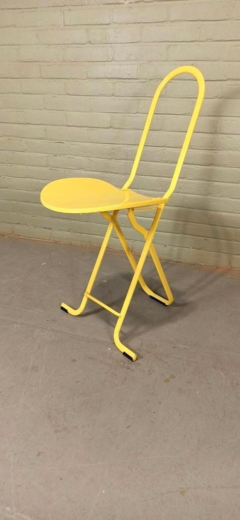 Vintage Dafne Design Klapstoel, Gastone Rinaldi, Thema, Geel image 5
