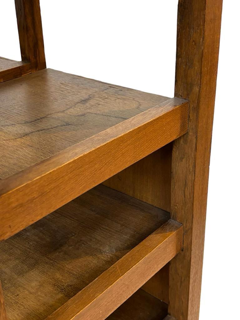 Art Deco Wandkast Vakkenkast Jaren 30 Eiken Open Kast image 17