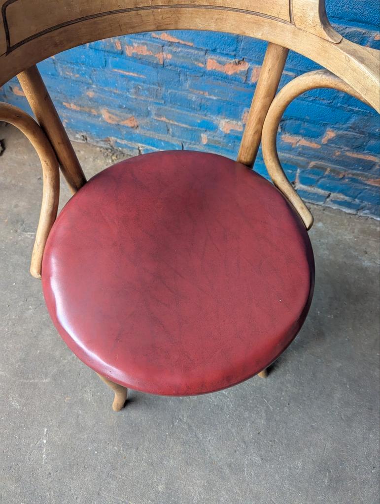 2 Art Nouveau Bentwood Chairs Thonet Stijl image 8