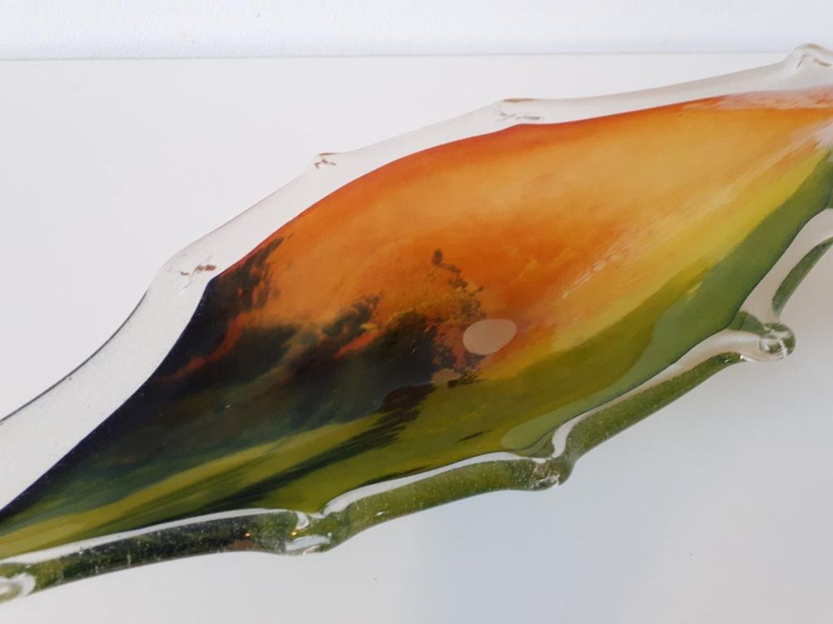 * Vintage Schaal Mondgeblazen Murano ? Fruitschaal image 9