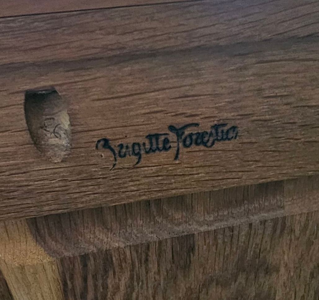 Brigitte Forestier For John Lewis & Partners / Cherrywood Commode Chest, Of Four Drawers 1990s image 13