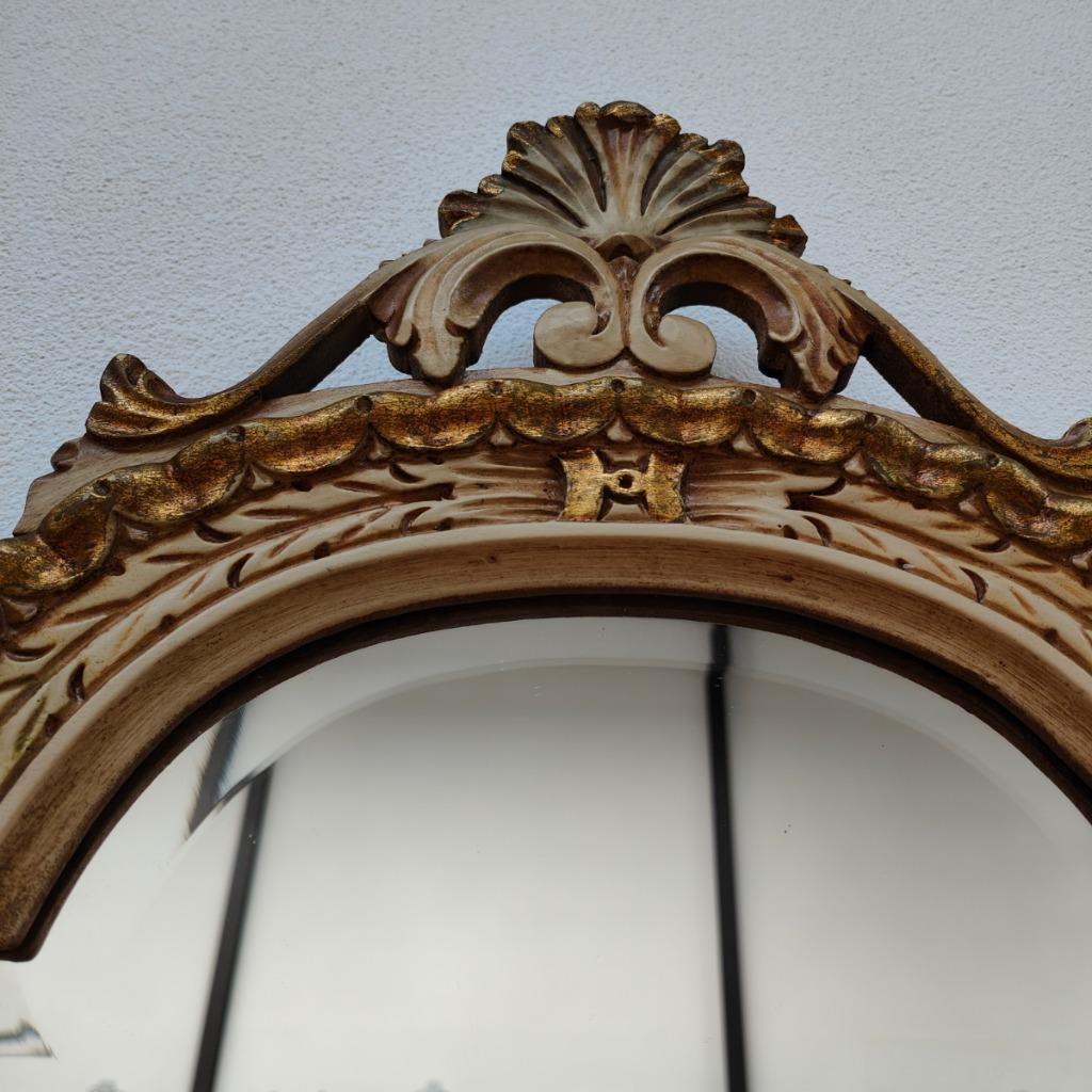 Barok Rococo Wandconsole Sidetable Met Marmer Blad En Spiegel 03 image 9