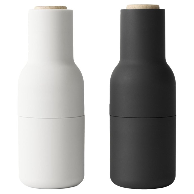 Audo Copenhagen Bottle Grinder Peper- En Zoutmolen Ash/carbon Beuken image 2