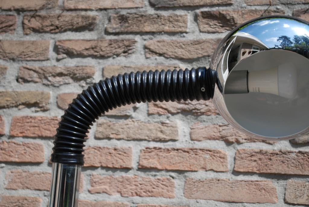 Staande Vloerlamp Jaren '70 Chrome image 14