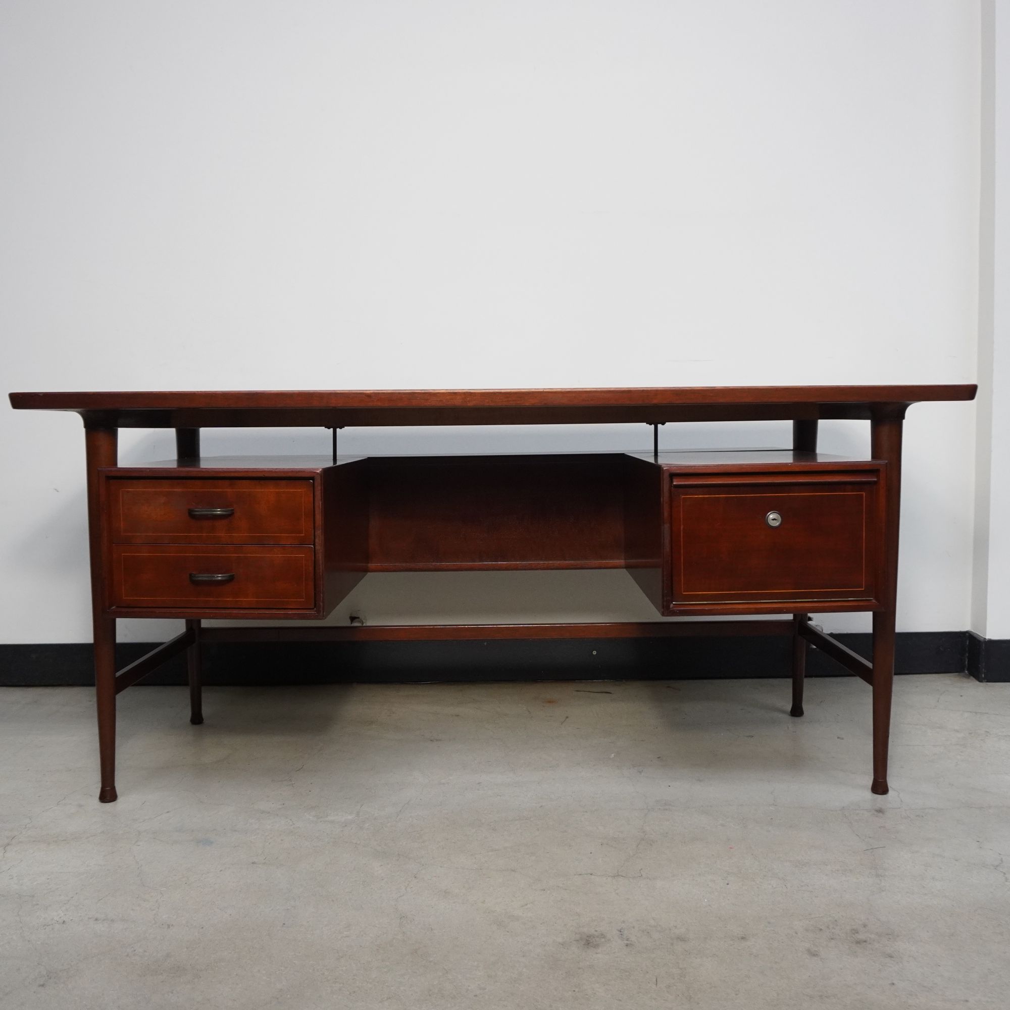Teak Executive Desk By Formule Meubelen, 1960s image 2