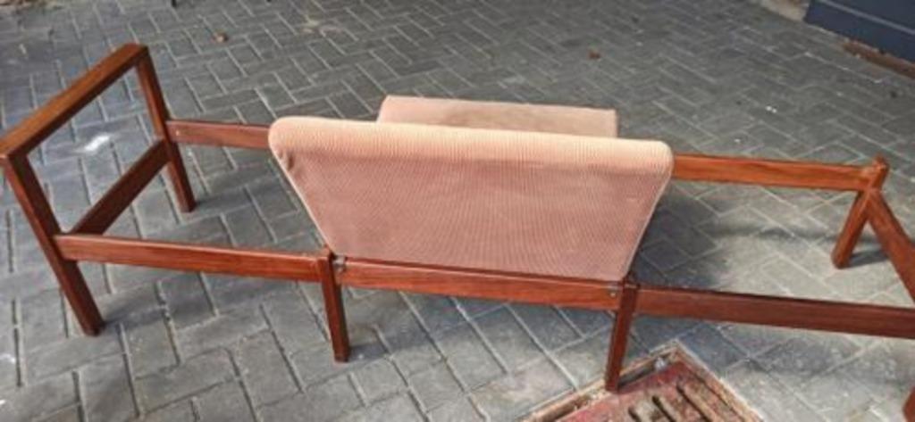 Vintage Deens Bankstel Set / Hoekbank image 12