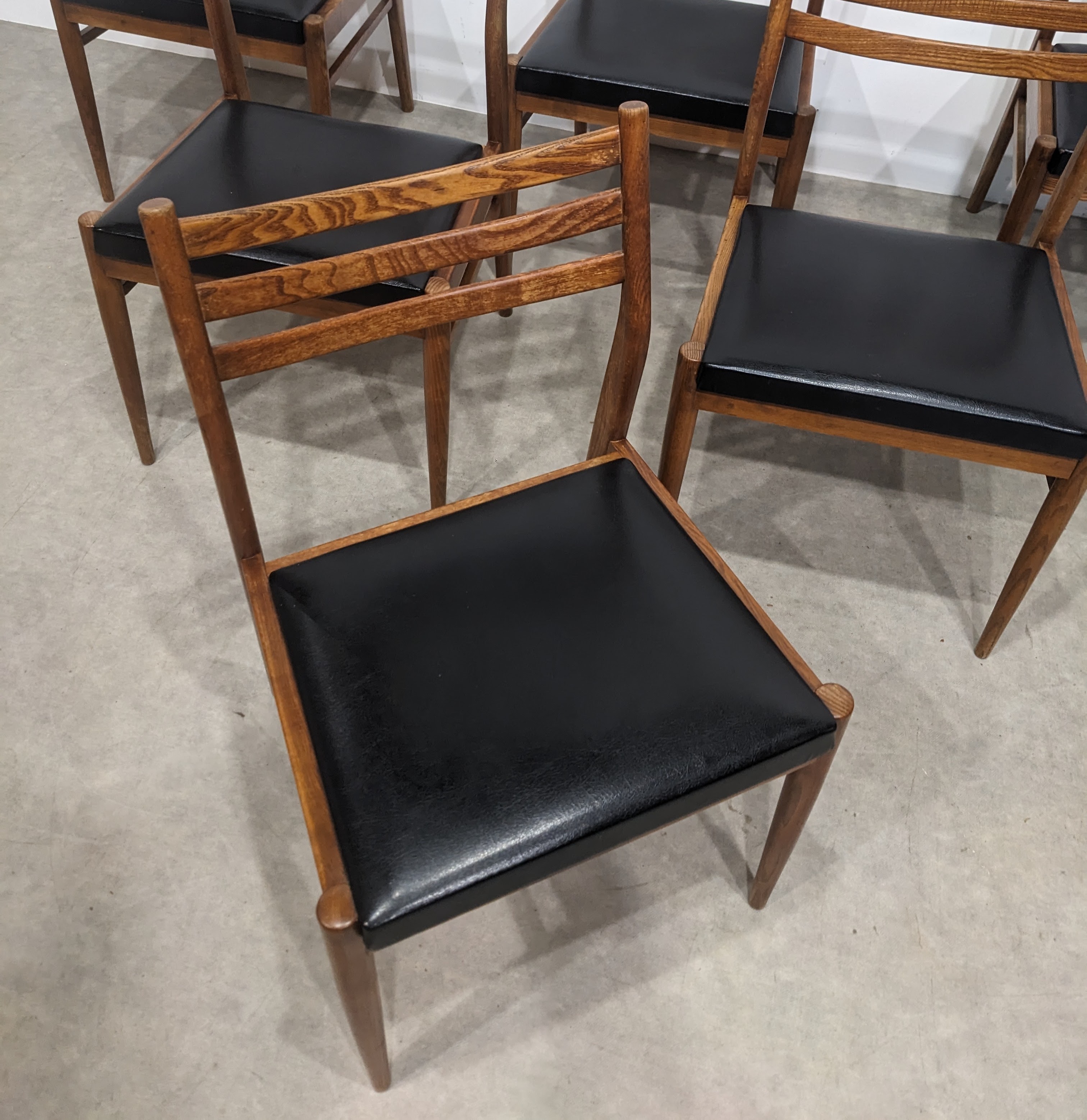 Six Elegant Vintage Scandinavian Chairs image 4