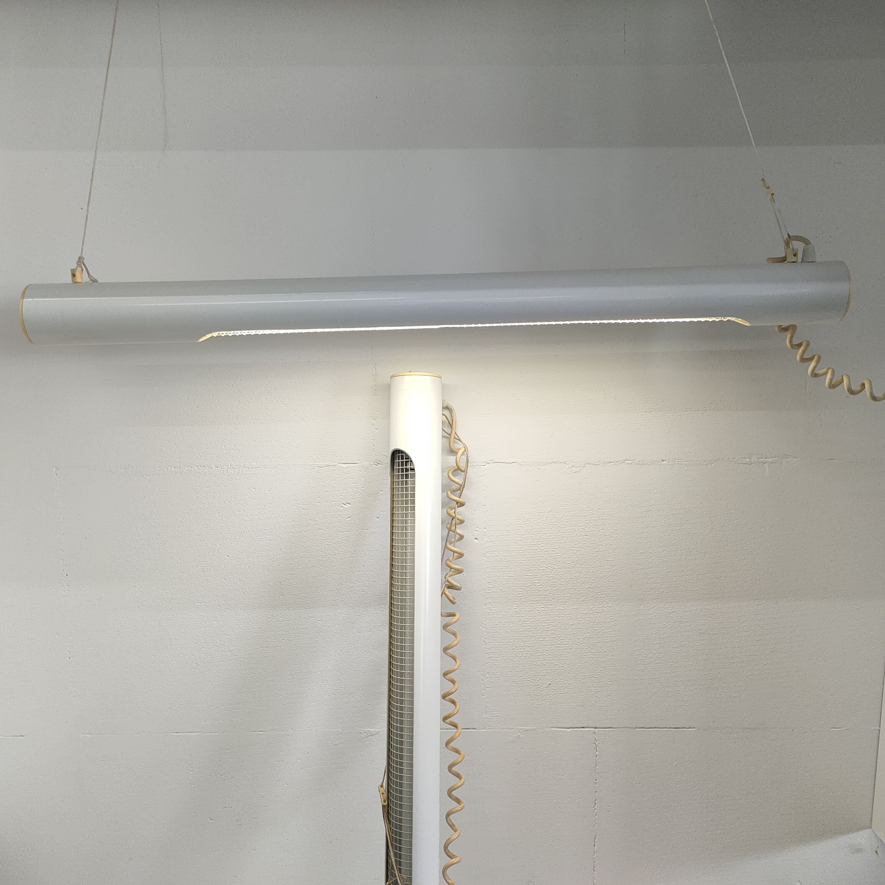 Massive Design Fluorescente Tube Lamp (jaren 70/80, Wit) image 19