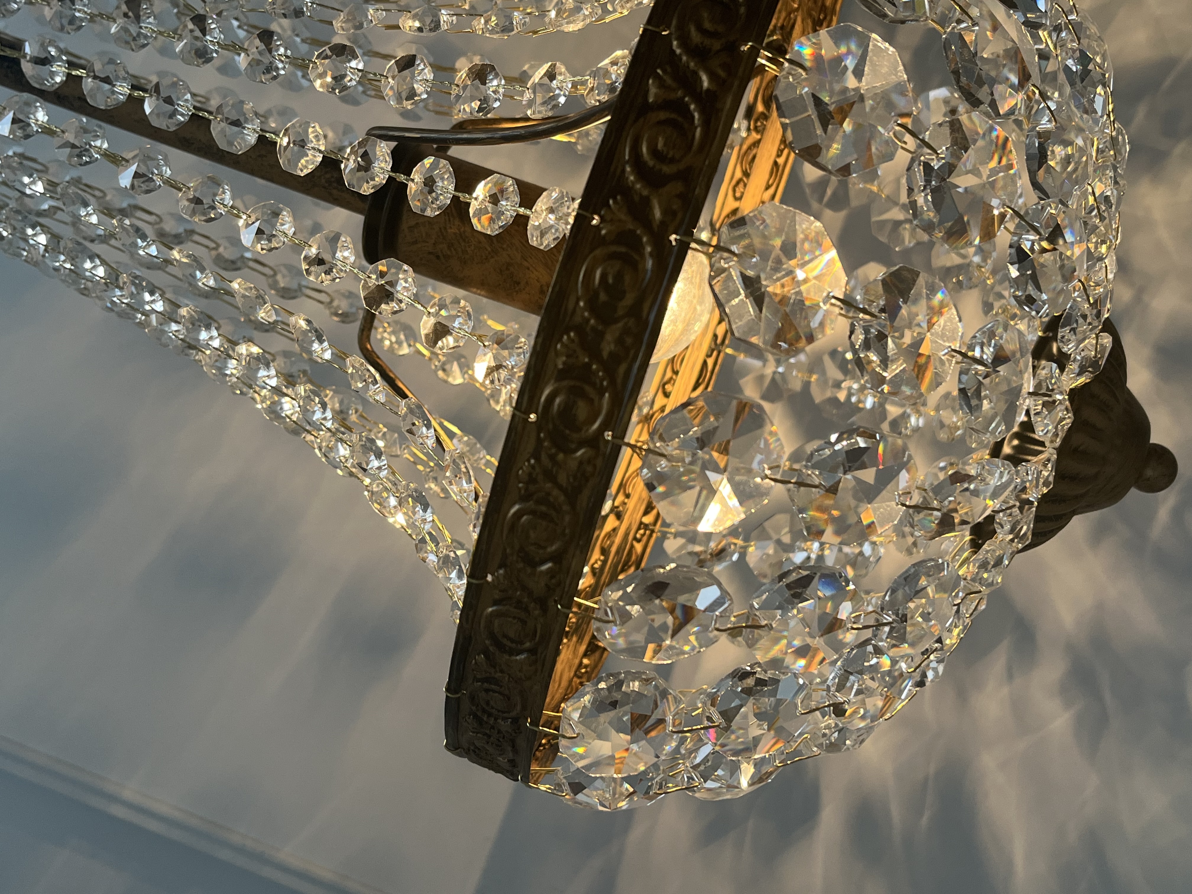 10 Beschikbaar ! Zakkroonluchter Kristal Kroonluchter Hanglamp Vintage Stijl Prijs Per Stuk image 5