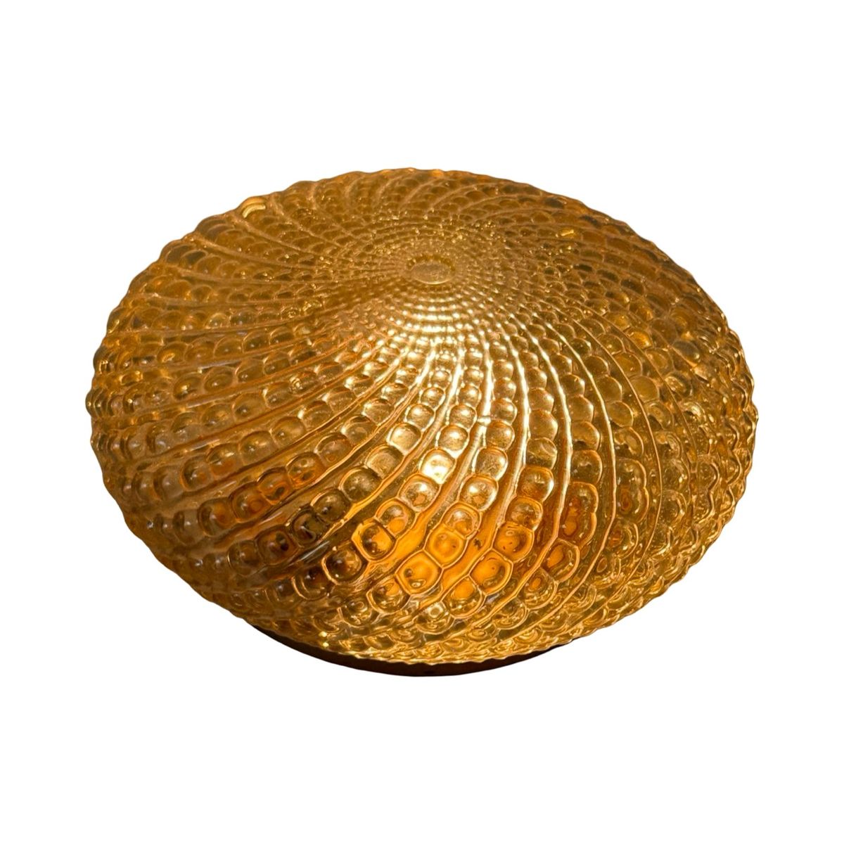 Ceiling Mounted (or Wall Mounted) Lamp With Pressed Glass - Sconce - Midcentury Modern image 5