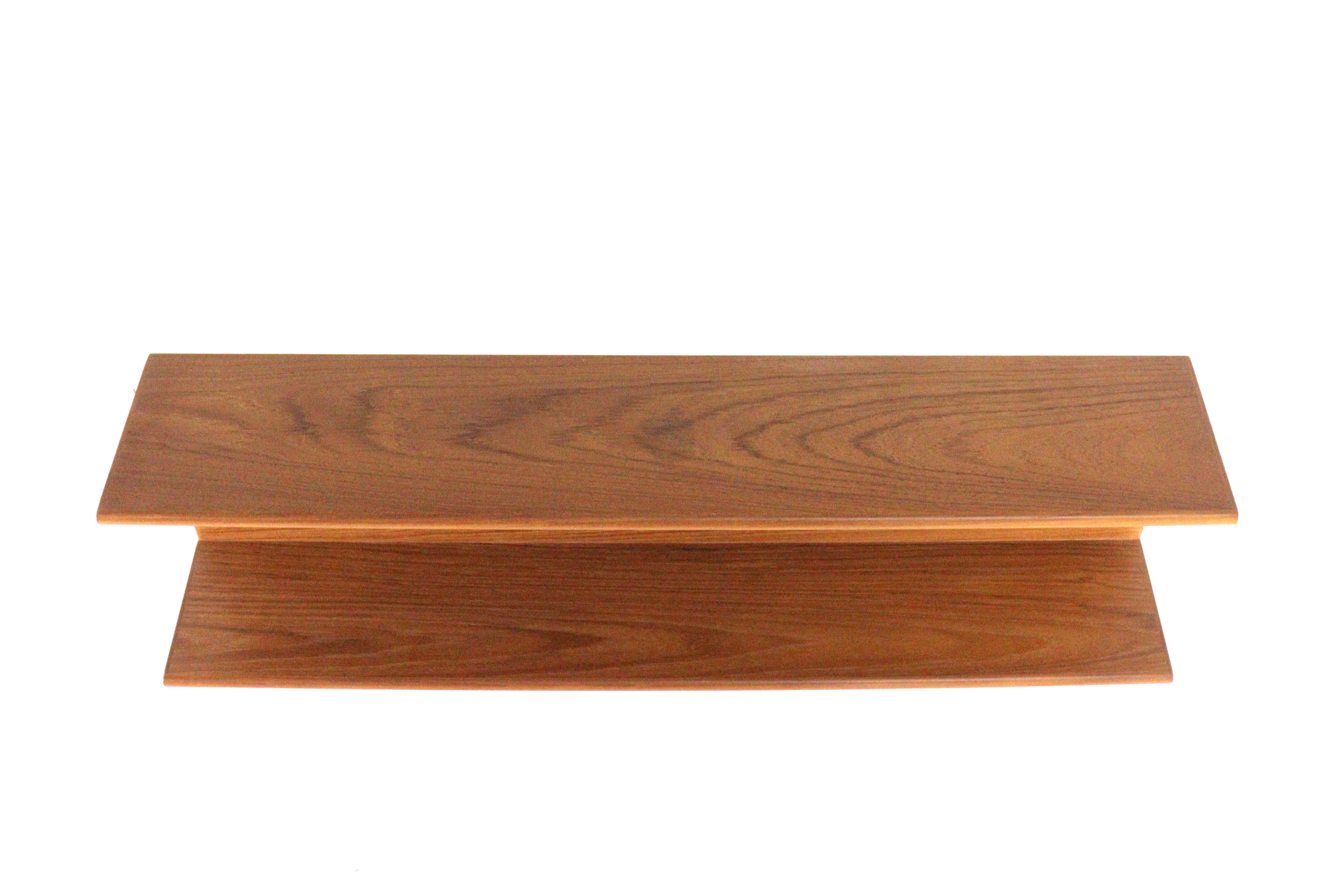 Deens Massief Teak Wandplank Vintage image 8
