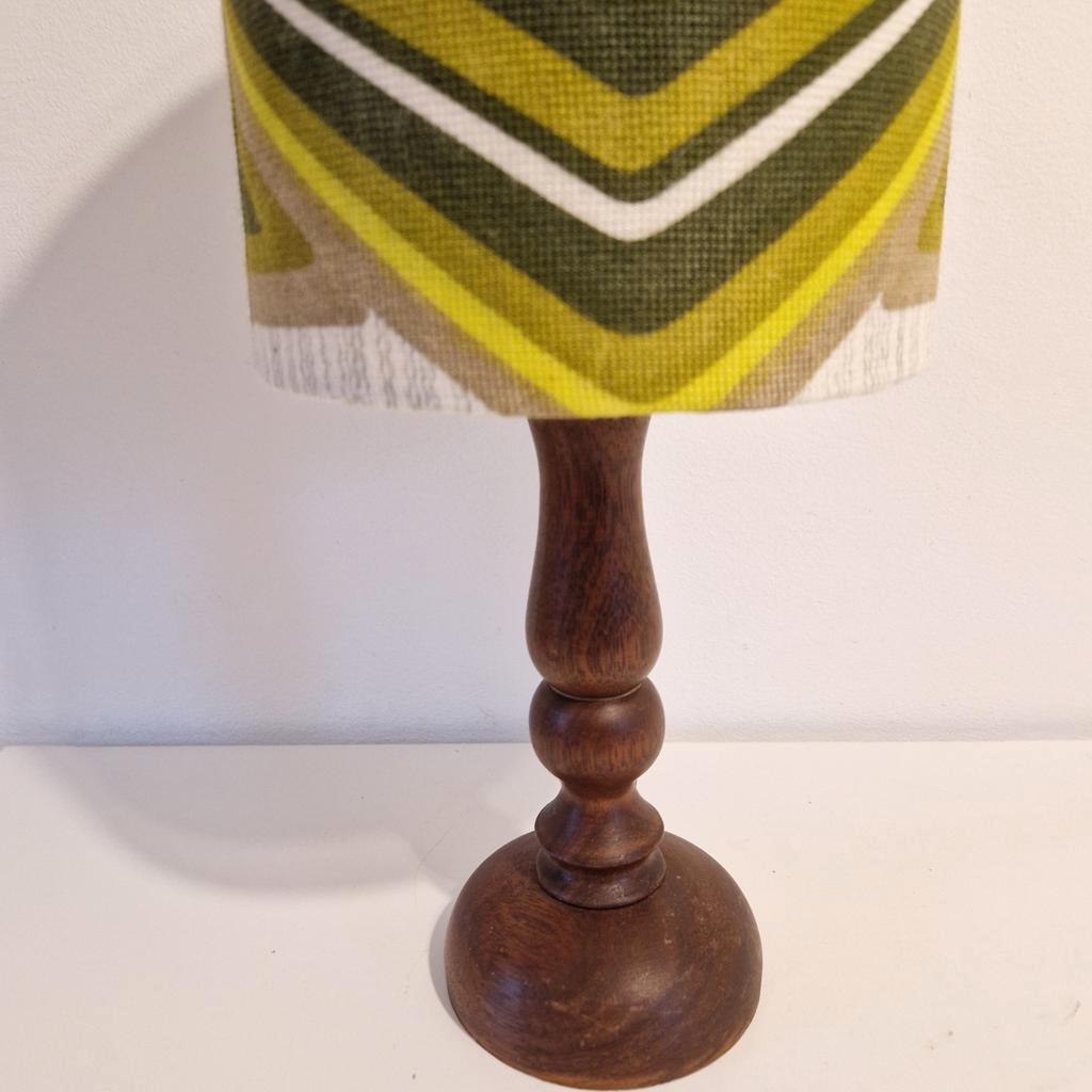 Vintage Lamp Schemerlamp Retro Lamp Teakhout 70'S image 3