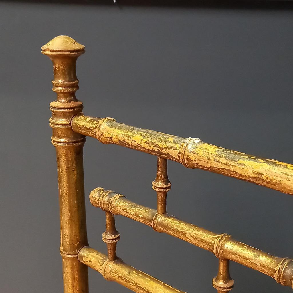 Schitterende Sleets Verguld Antiek Haardscherm image 14