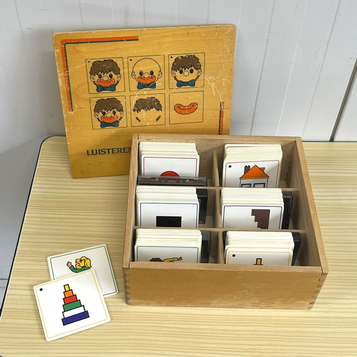 Educo Vintage Luister & Doe Spel Vintage Schoolmateriaal image 3