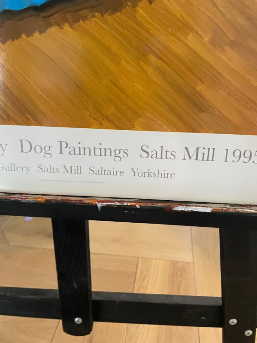 David Hockney, Dog Paintings 38 Salts Mill 1995. image 7