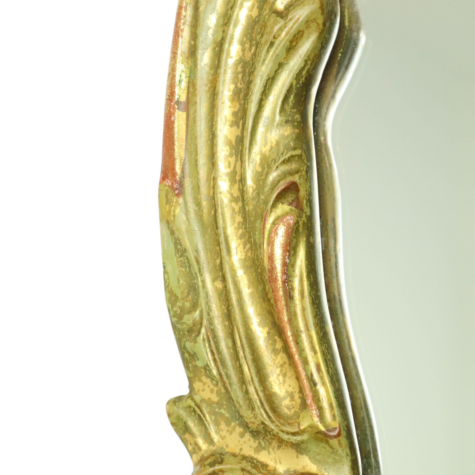 Grote Zweedse Spiegel Bladgoud Verguld Klassiek Rococo Stijl 119cm image 11