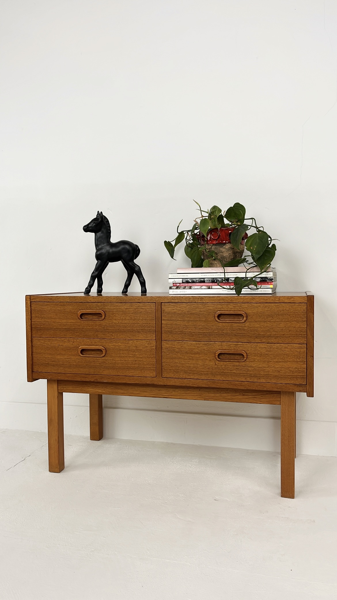 Scandinavisch Vintage Teak Fineren Ladekast Renal image 3