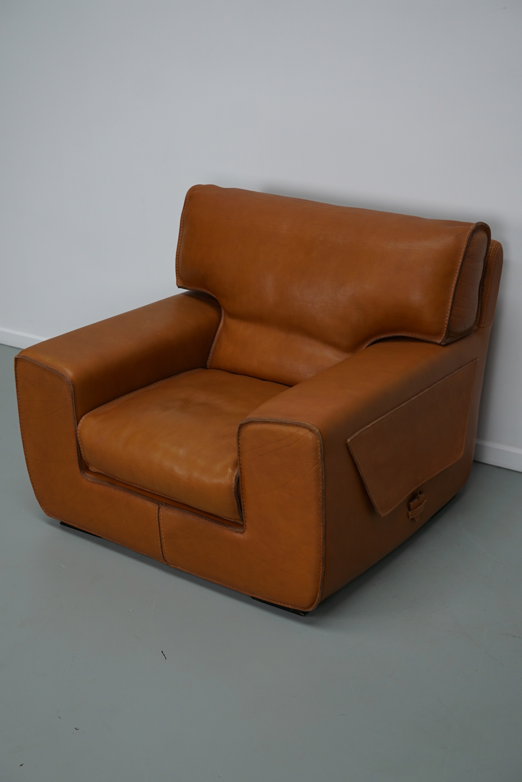 Roche Bobois Clubfauteuil In Tan/cognac Nekleer image 7