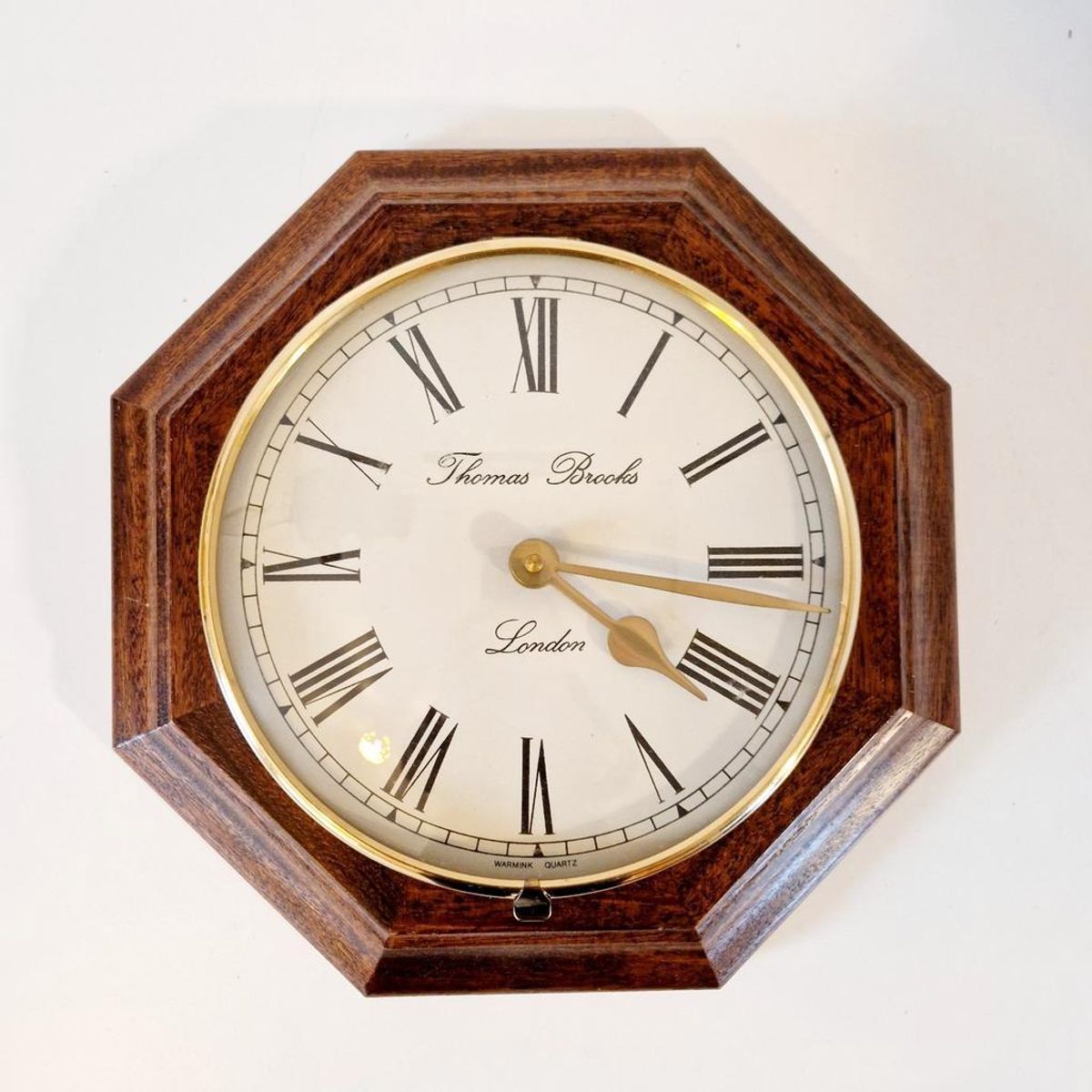 Oude Engelse Klok Wandklok Thomas Brooks London image 2