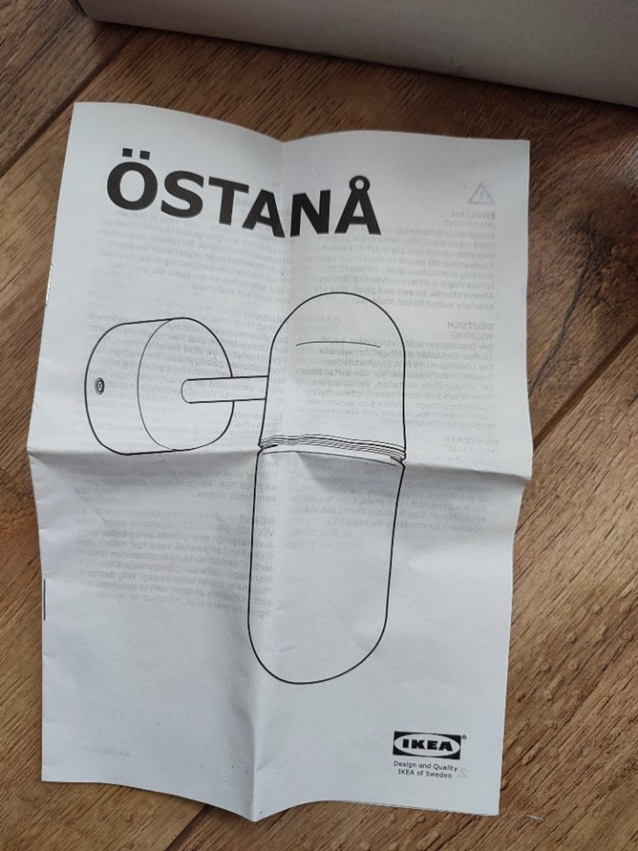 Ostana IKEA Lamp Wandlamp Buitenlamp Badkamer Inma Bermudez Stockholm Wit Creme image 12