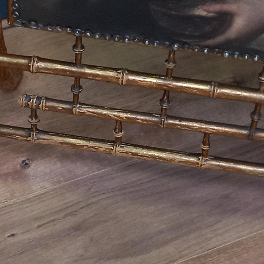 Schitterende Sleets Verguld Antiek Haardscherm image 15