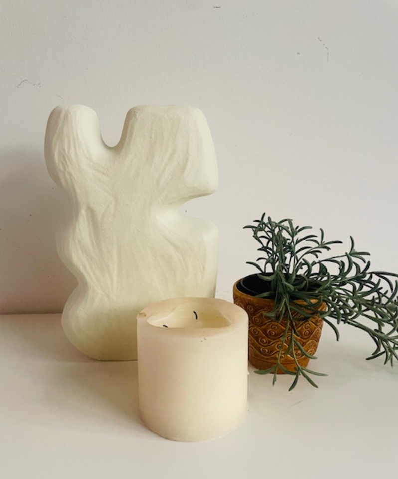 Polyresin Object In Creme image 4