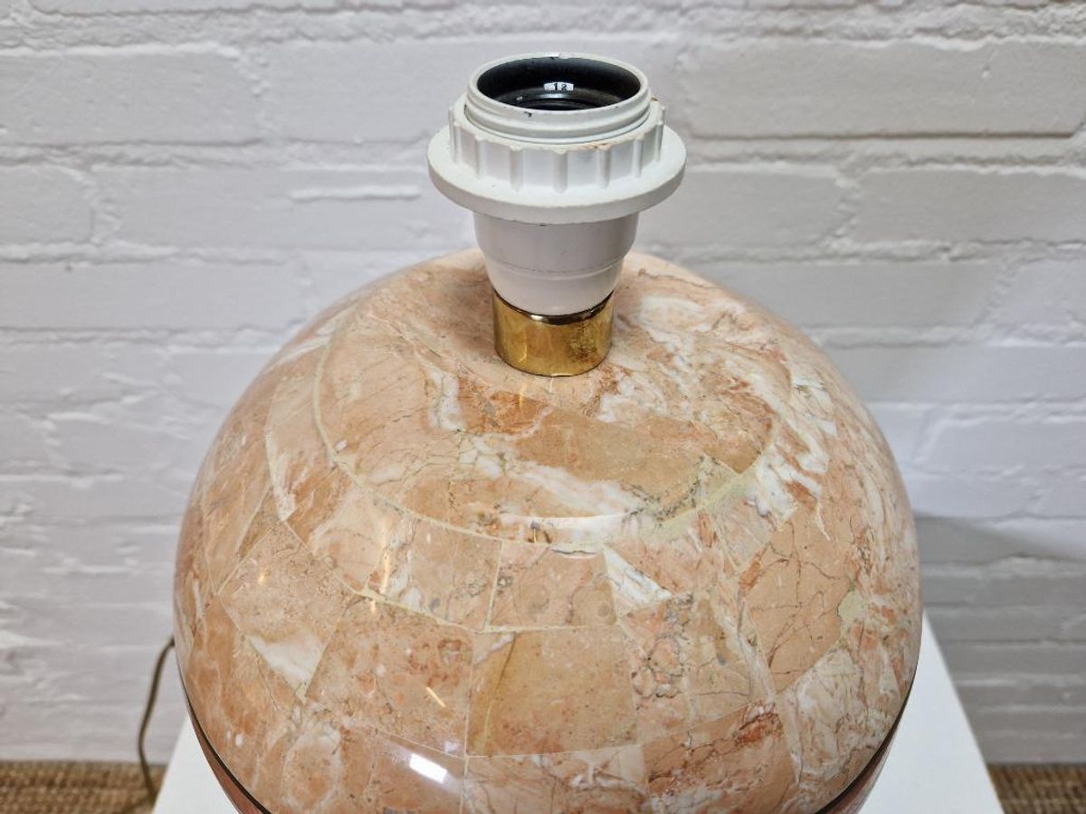 Roze Marmeren Mozaïek Lamp, 1980s image 7
