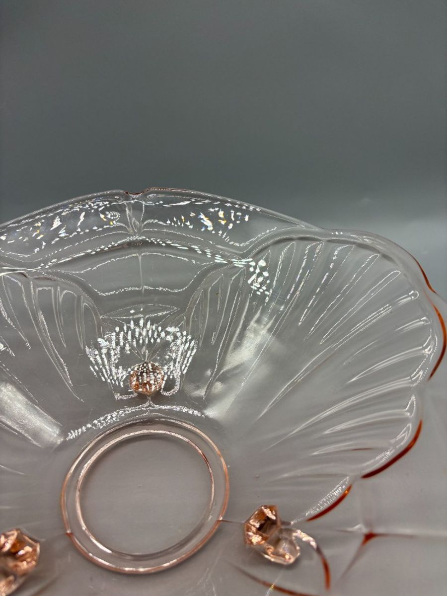 Fruitschaal Rosaline Persglas 50's image 2