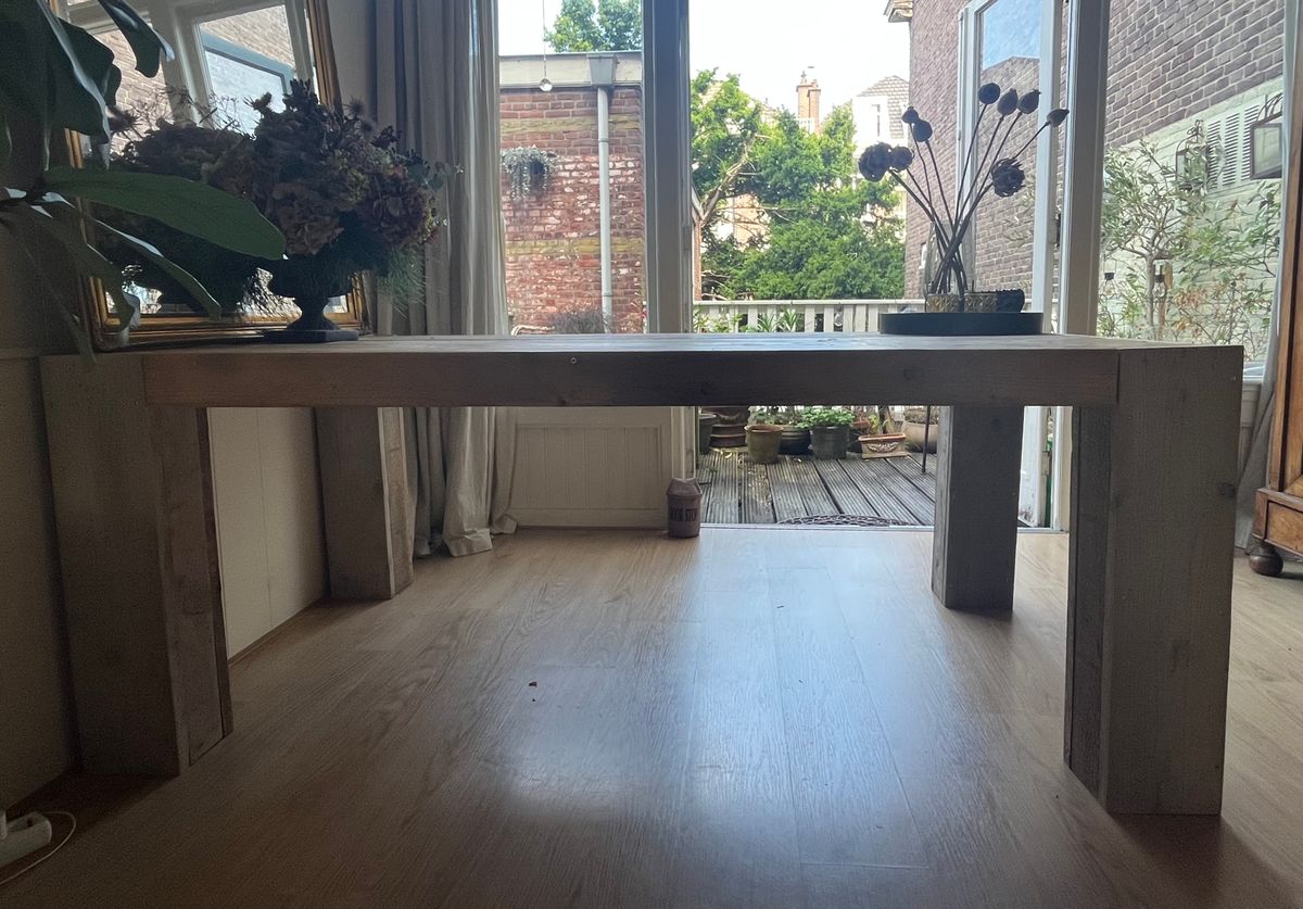 Stoere Steiger Houten Tafel : 200x105 image 4