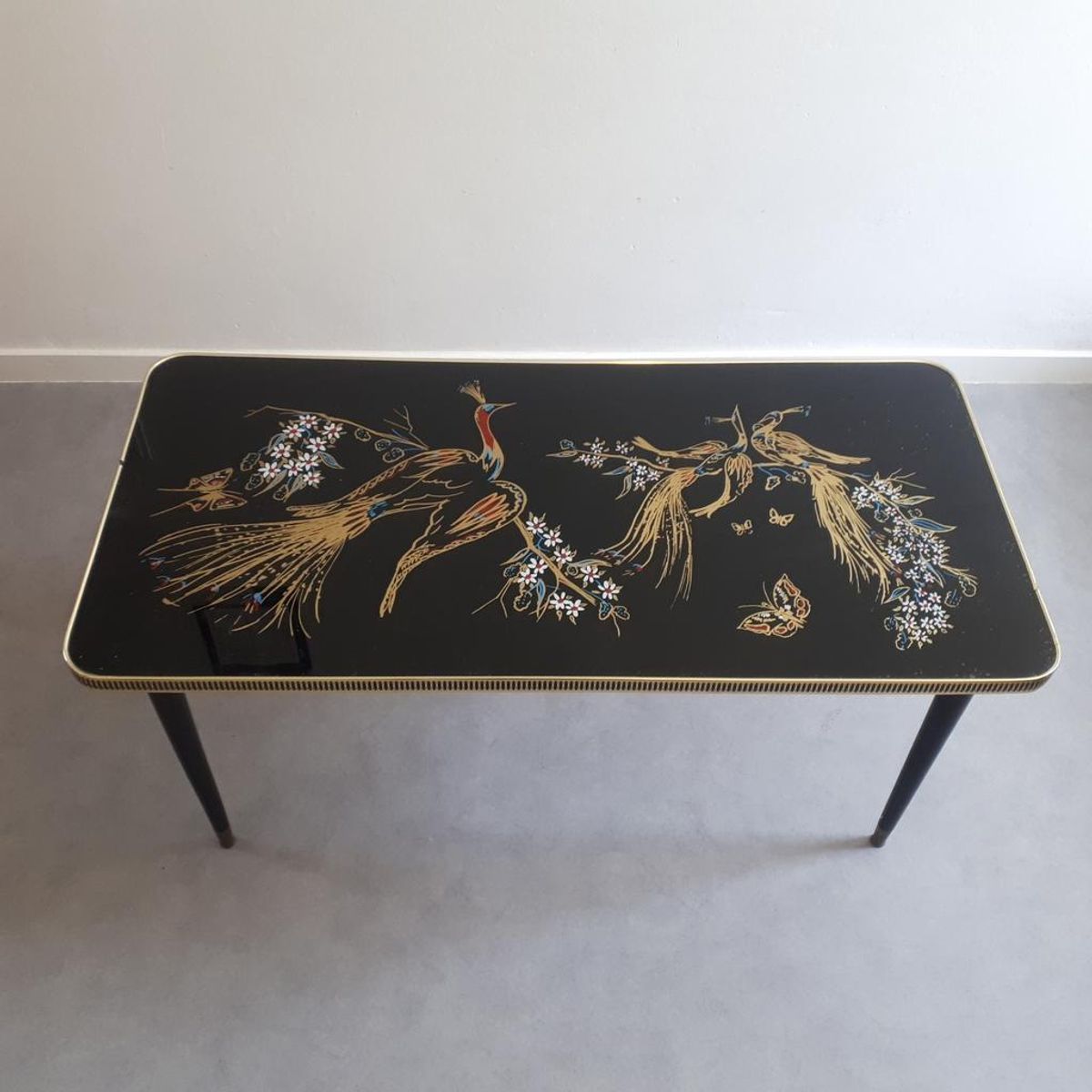 Jaren 50 Vintage Salontafel Fifties Pauw Coffeetable Tafel image 3