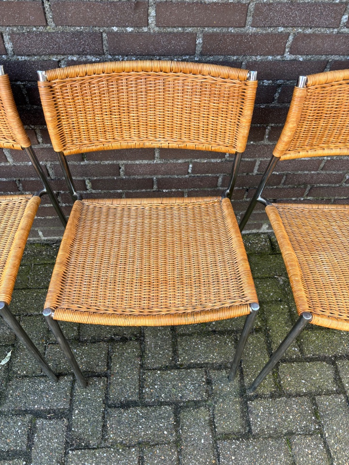 4X Rotan Stoelen In De Stijl Van Martin Visser image 4