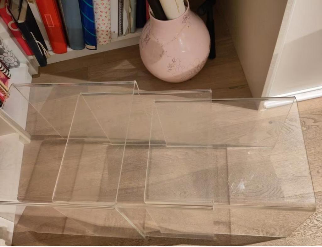 Vintage Plexiglas Nesting Tables - Jaren 70/80 image 6
