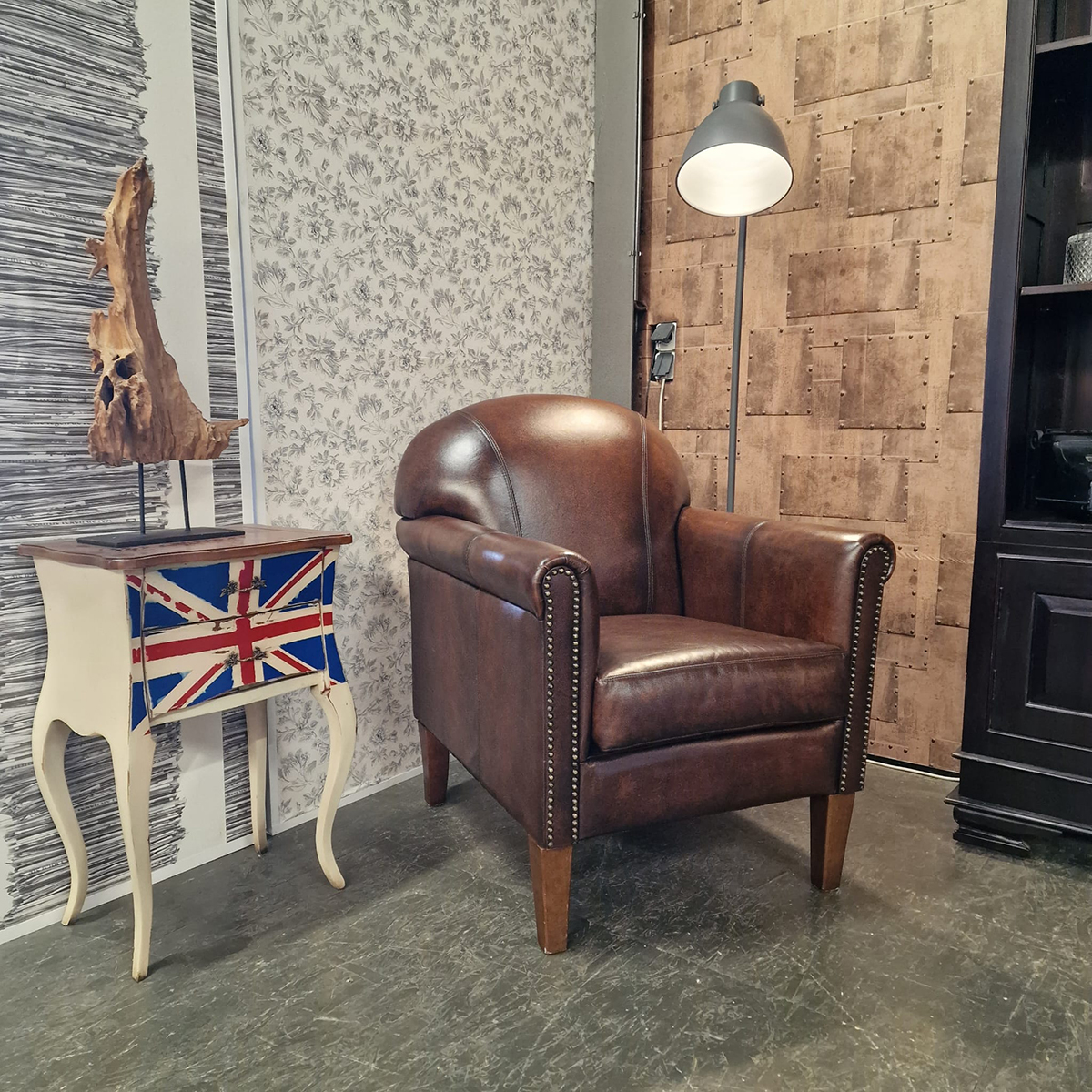 Chesterfield Hammingway Fauteuil - Antiek Bruin image 4