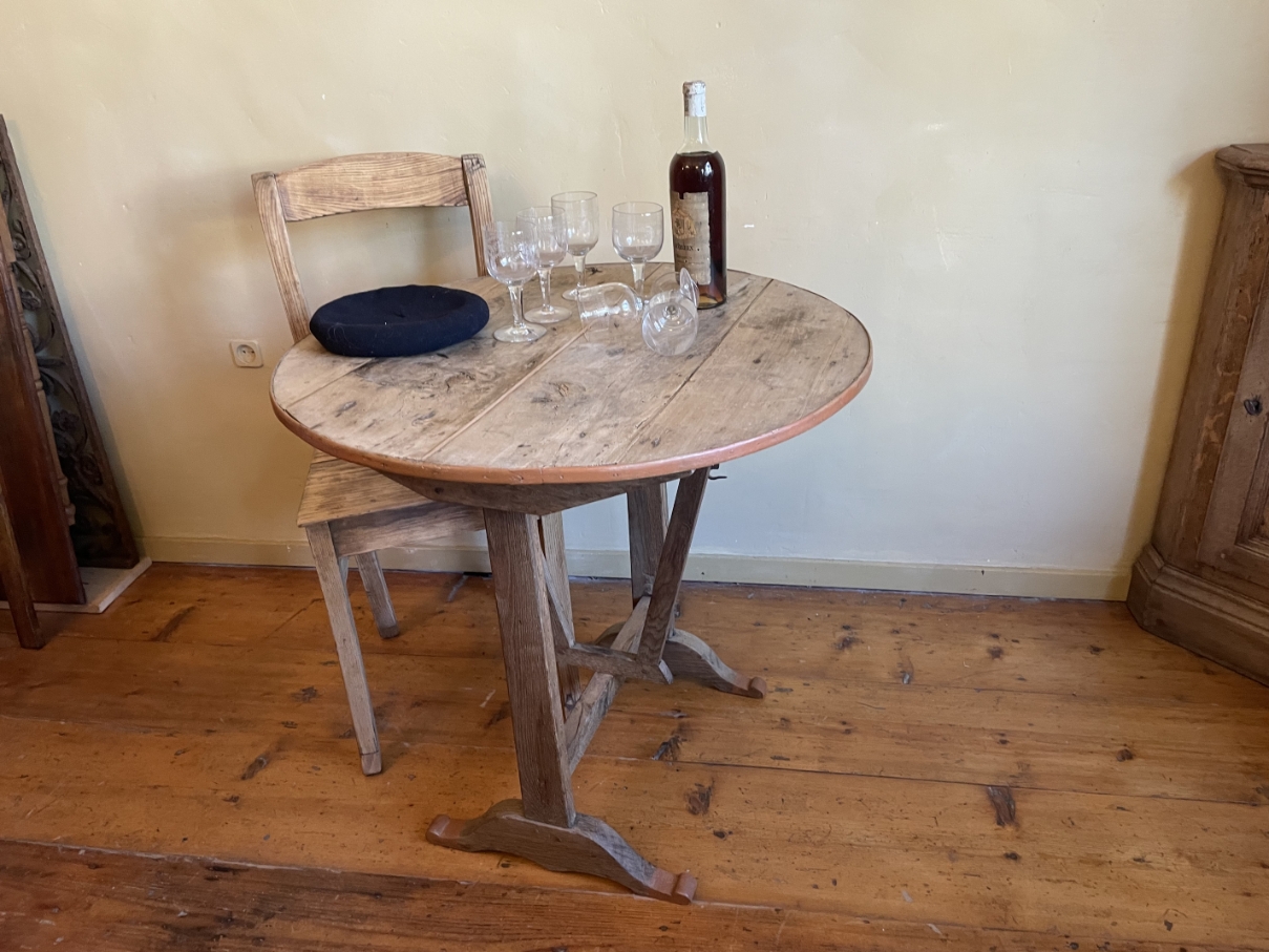 Table Vigneron Wijnproeftafel 19e Eeuws Frans image 10