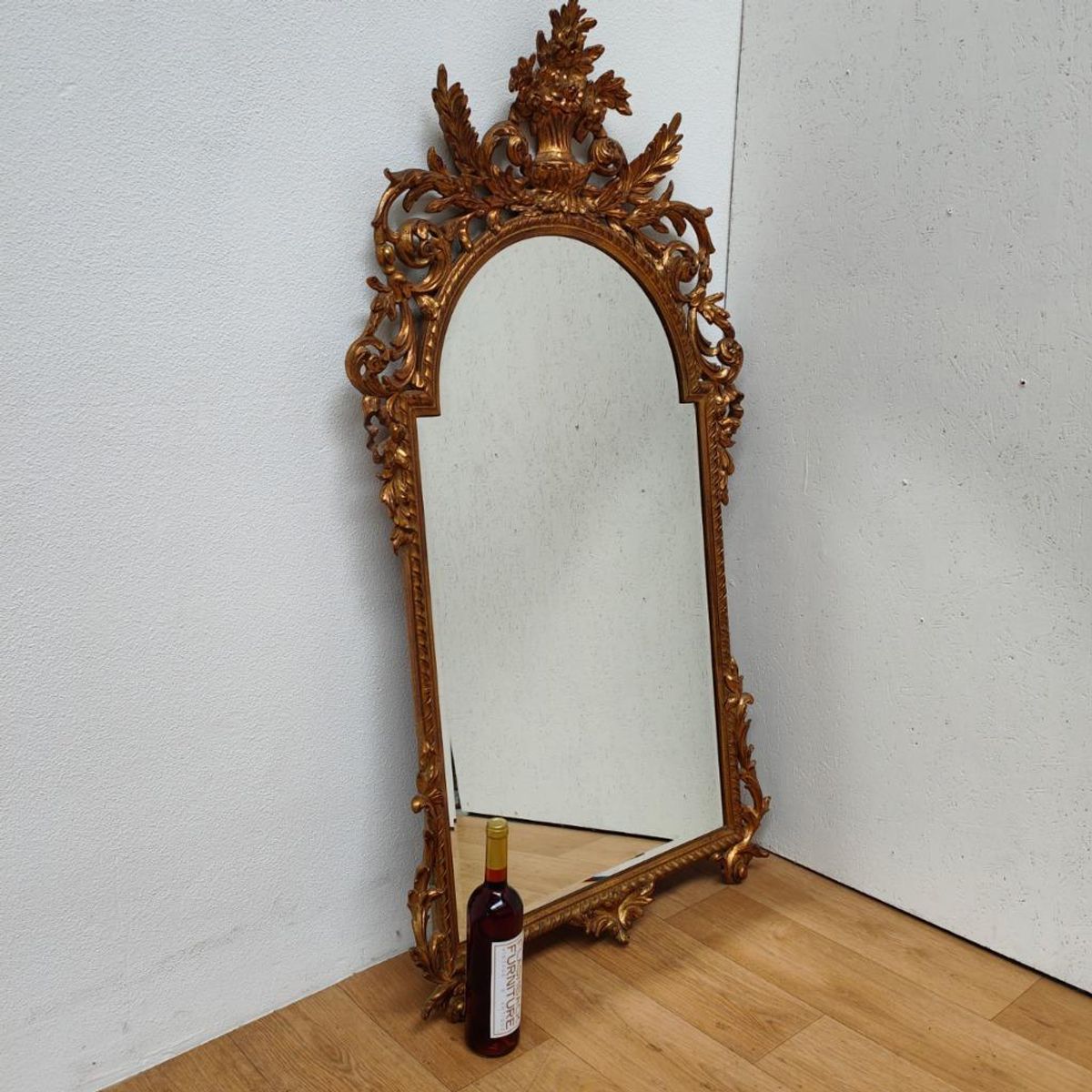 Grote Vintage Barok Brocante Rococo Spiegel Schouwspiegel 01 image 10