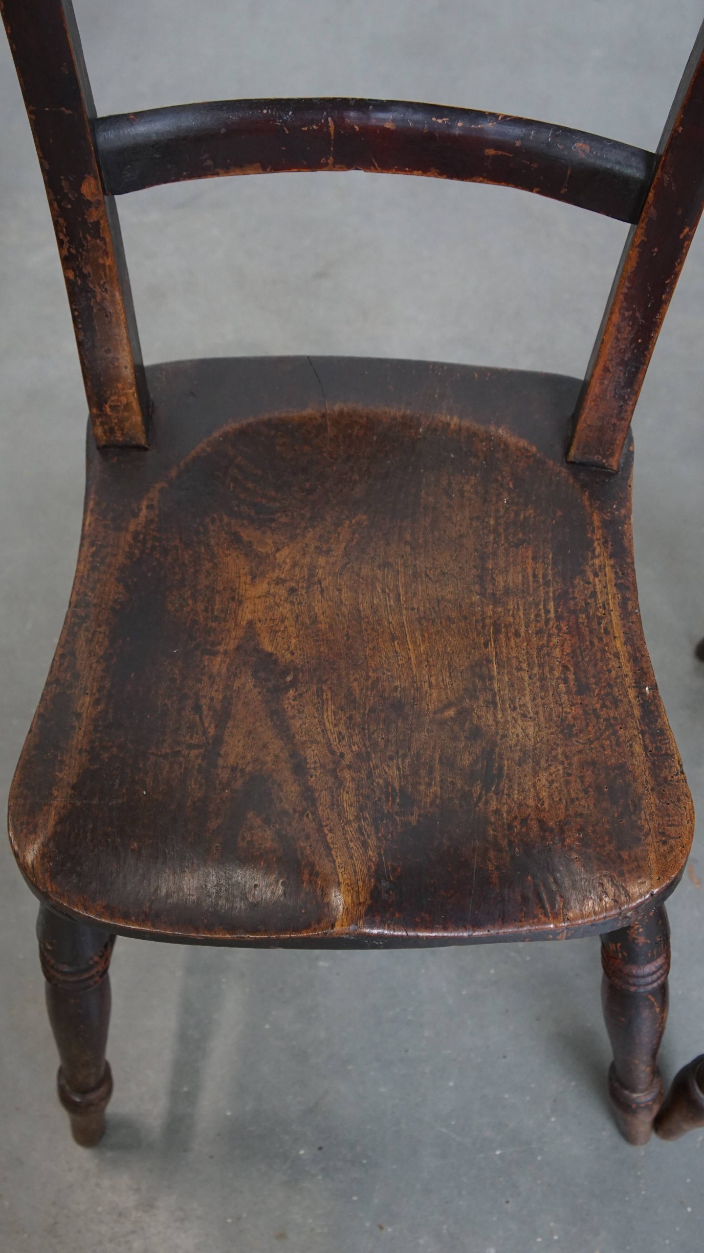 Tijdloze Stijlvolle Set Van 4 Antieke Engelse Oxford Eetkamer/ Keuken Stoelen image 7