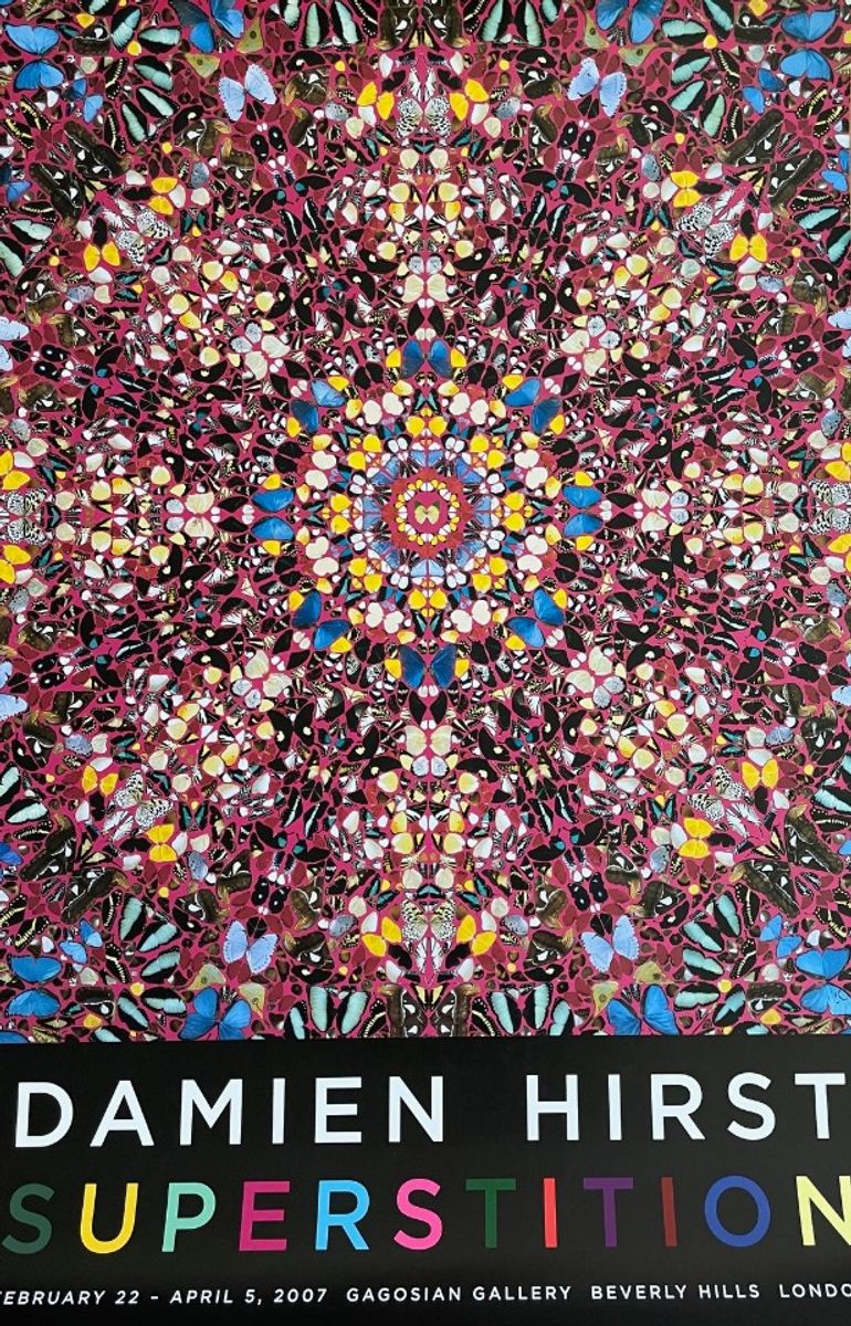 Damien Hirst, Superstition, Orginal Gallery Exhibition Poster, Printed In The New York image 7