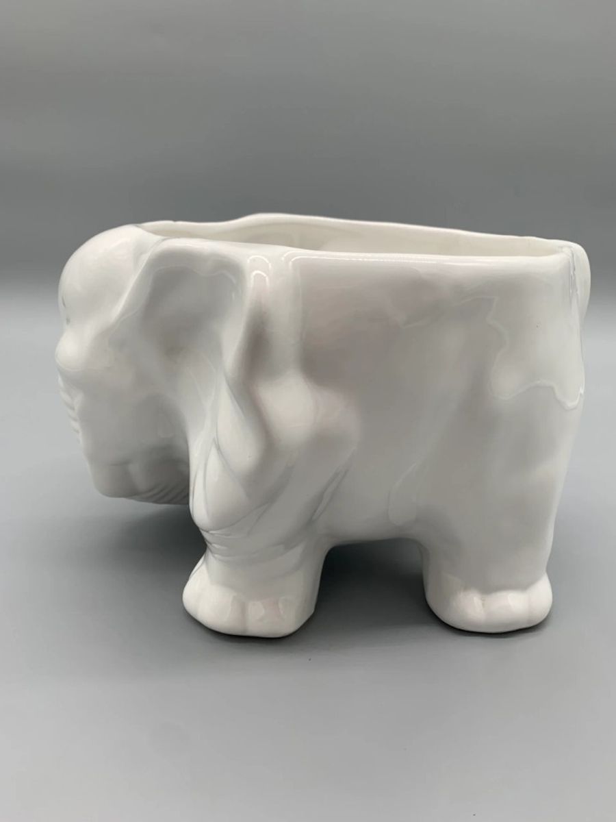 Grote Bloempot Olifant Wit image 11