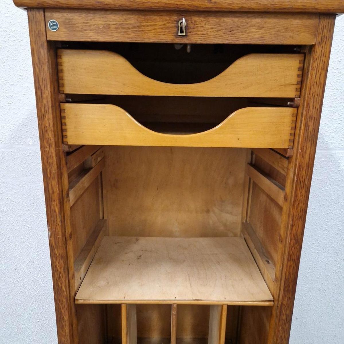 Vintage Roldeurkast Archiefkast Eeka Kast Vintage Kast image 10