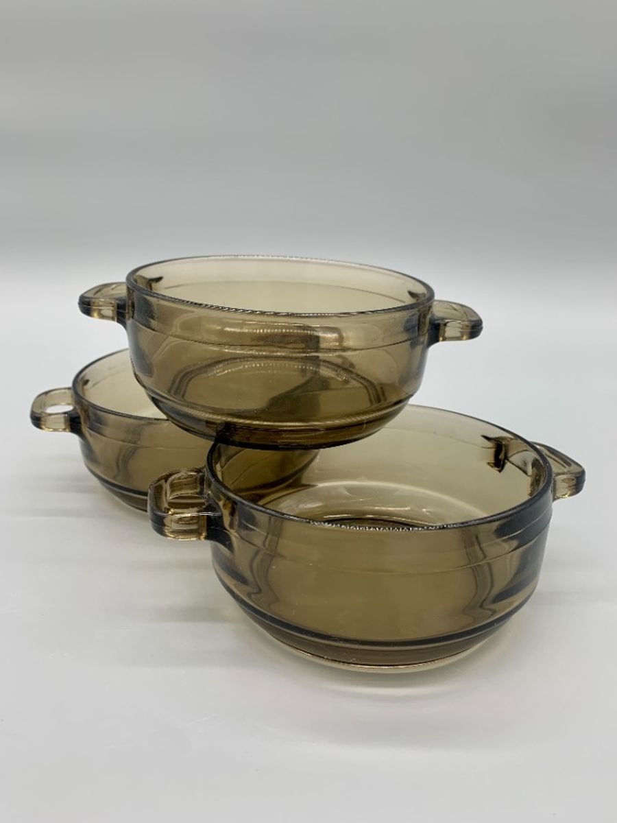 Set Arcoroc Soepkommen Rookglas 3 Stuks image 2