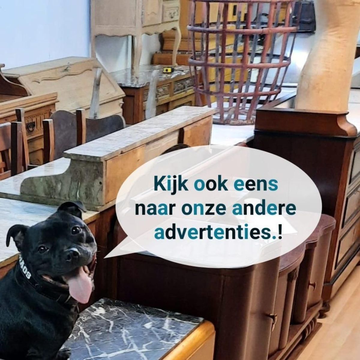 Antieke Vintage Franse Eikenhouten Bank, Halbank Eetkamerbank image 19