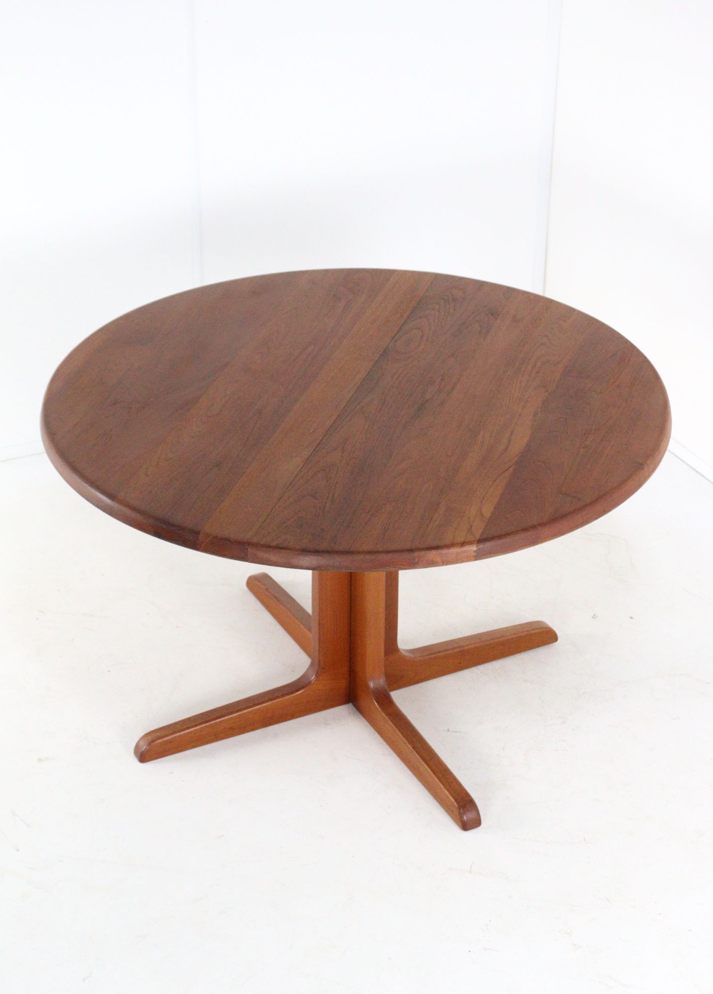 Niels Bach Vintage Ronde Eettafel Eetkamertafel Deens Massief Teak image 11